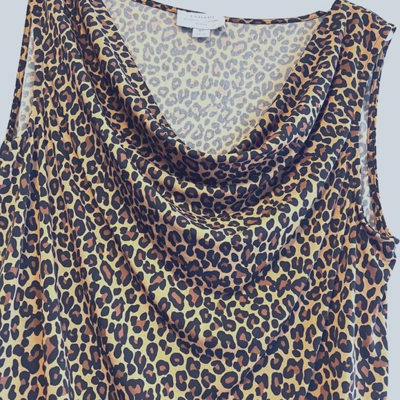 Tahari Arthur S. Levine Cheetah Print 8P - Picture 4 of 5